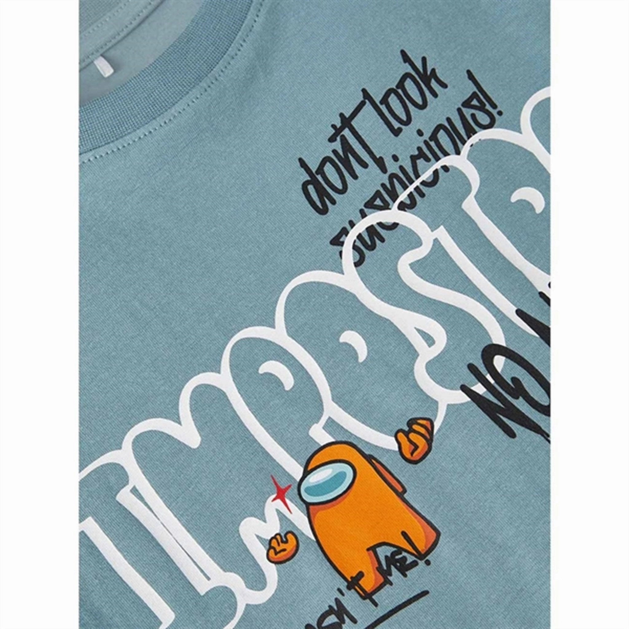 Active Comfort Wear Name it Smoke Blue Muhan Among Us T-Shirt