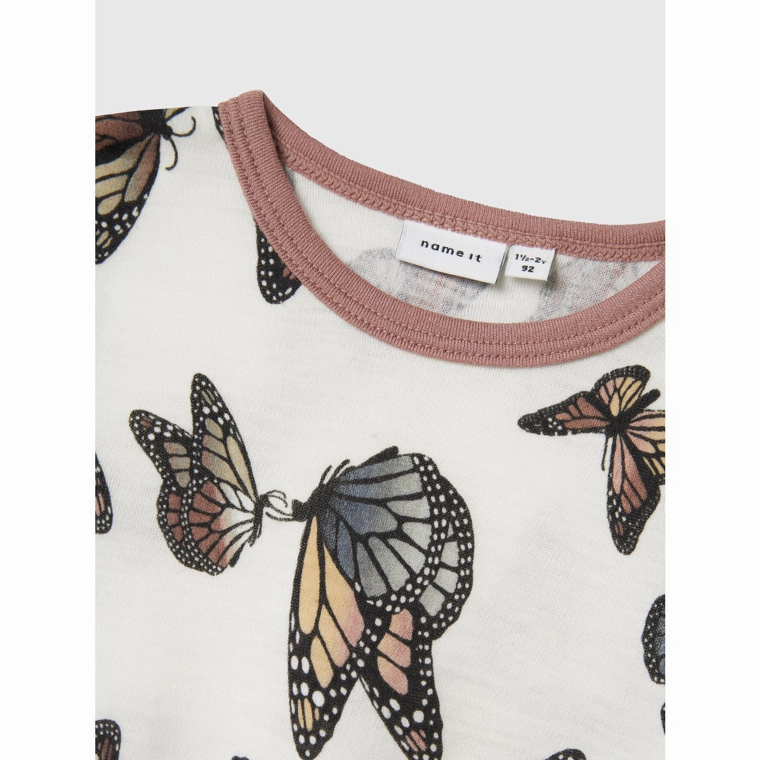Sleeveless Cut Mountain Escape Name It Snow White Butterfly Nmfwillitus Wool Ls Top Noos