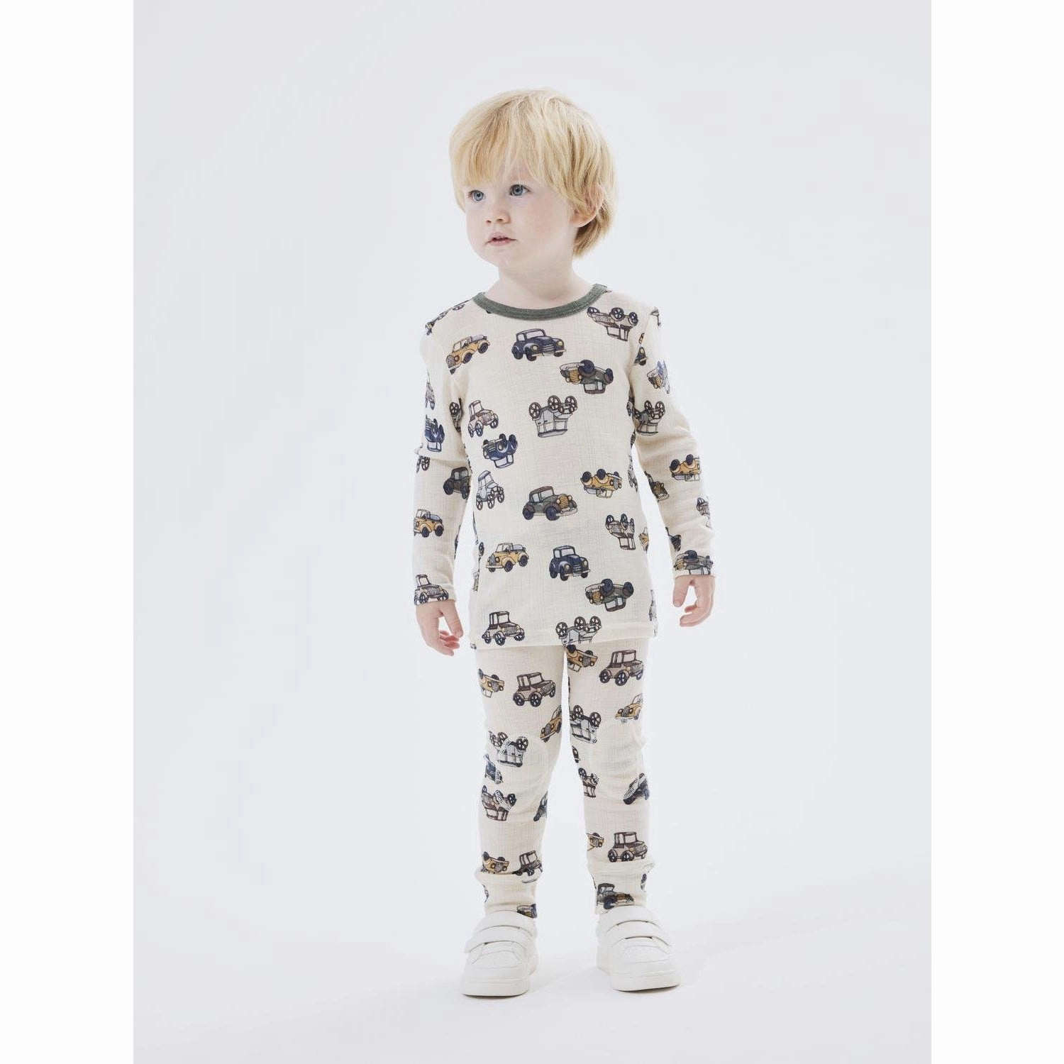 Name It Snow White Wang Wool Needle Blouse Noos Polished Finish