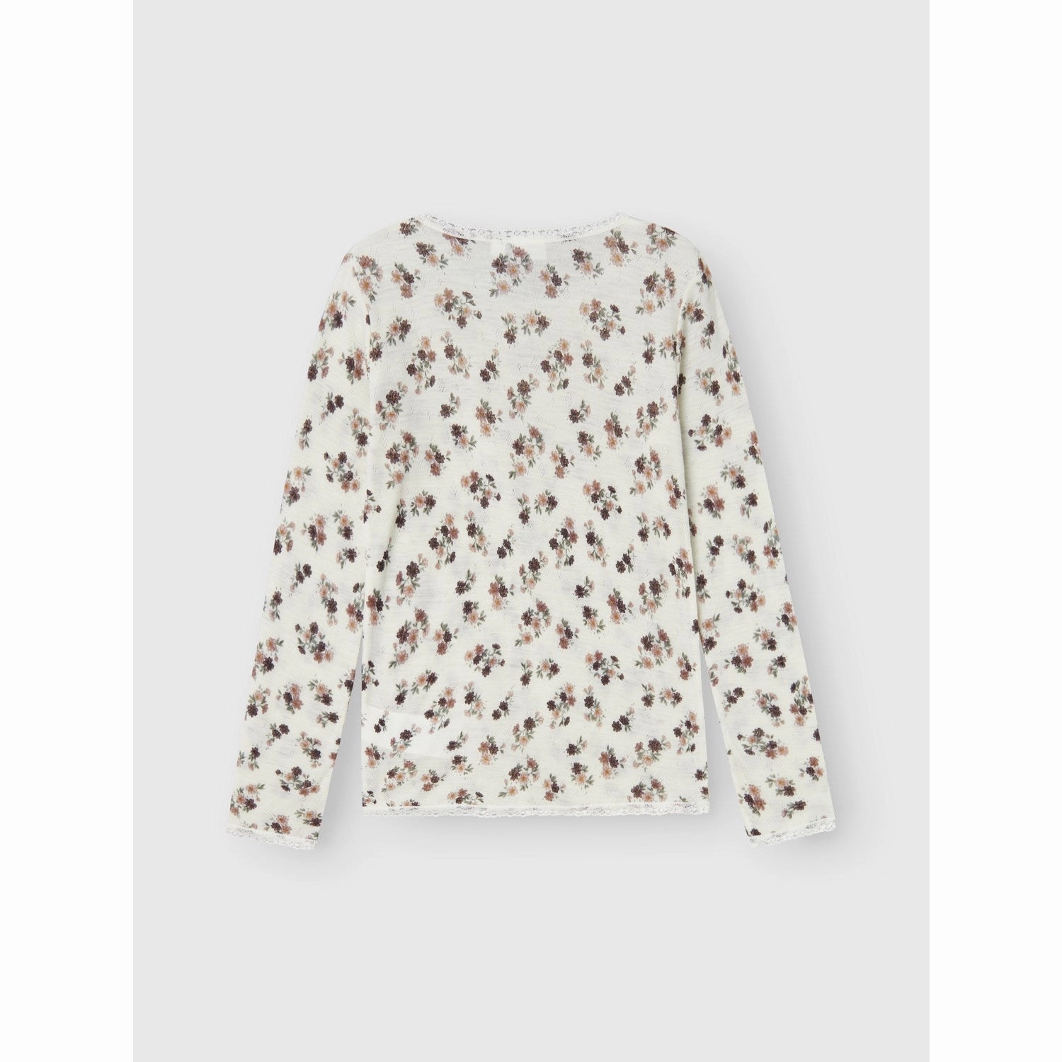 Name It Snow White Wang Wool Needle Blouse Casual Hangout Gym Companion