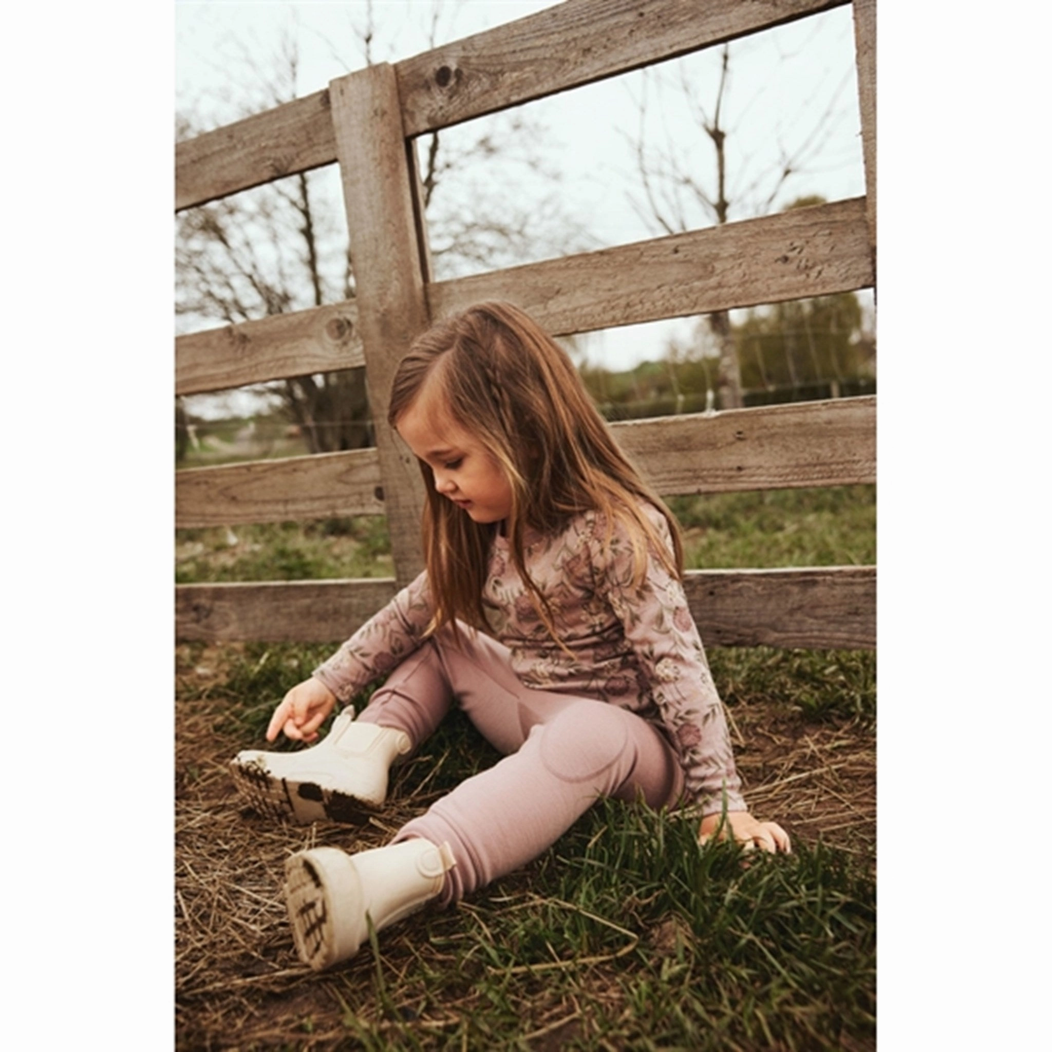 Name it Sphinx Aop Willow Wool Blouse AOP UV Protection