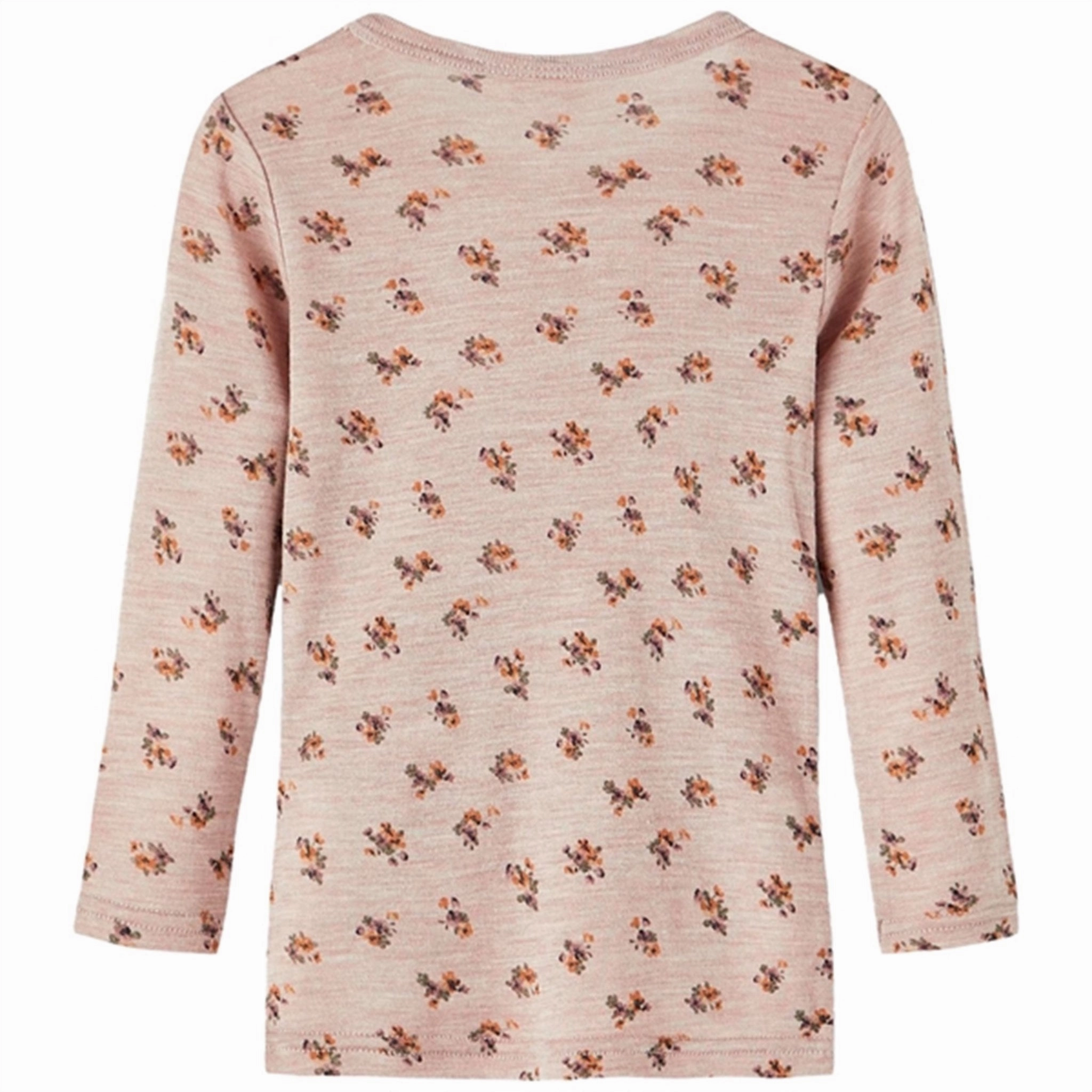 Name it Sphinx Wang Wool Rib Blouse AOP Tagless Design Street Style