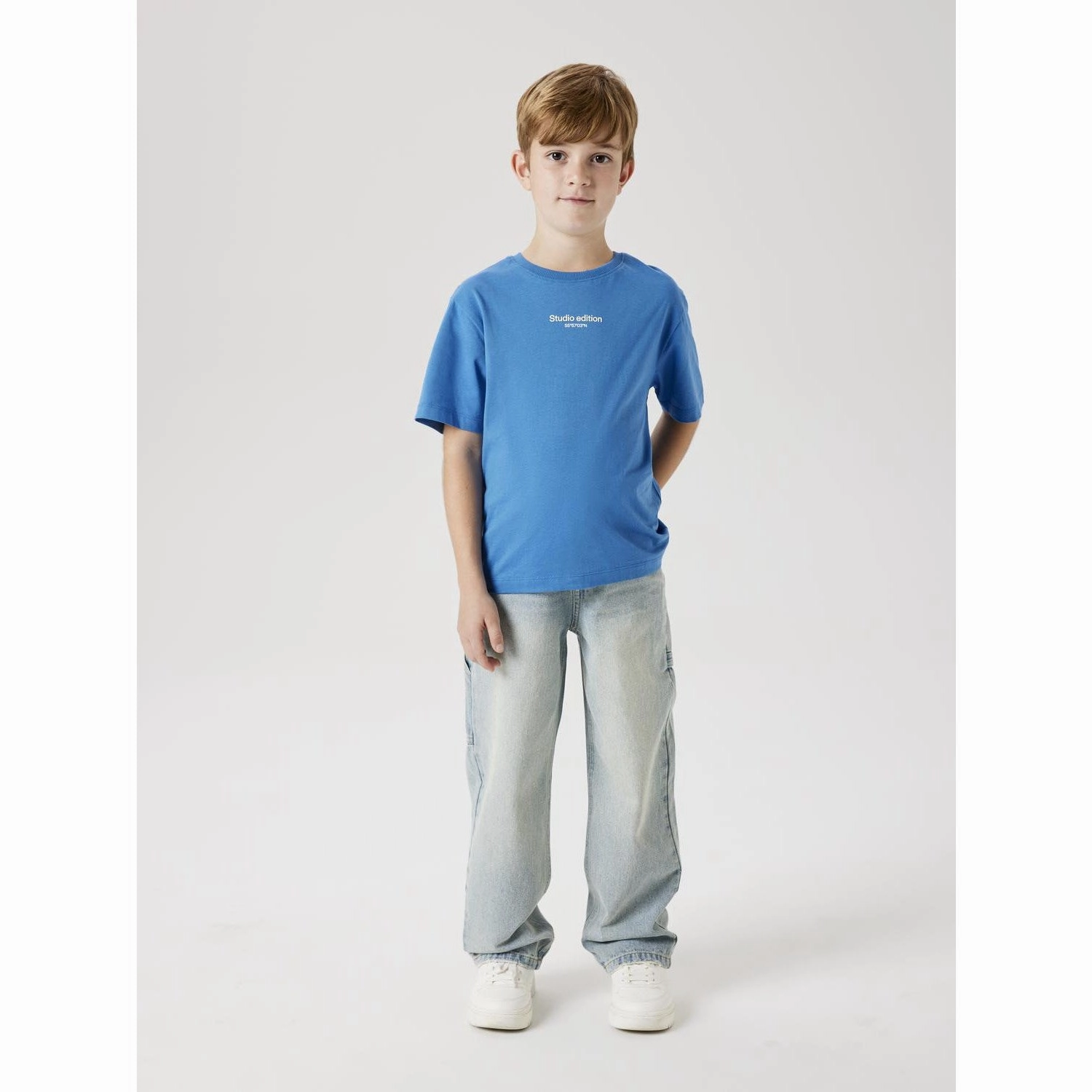 Zero Waste Production Weekend Trend Name It Star Sapphire Brody Regular T-Shirt Noos