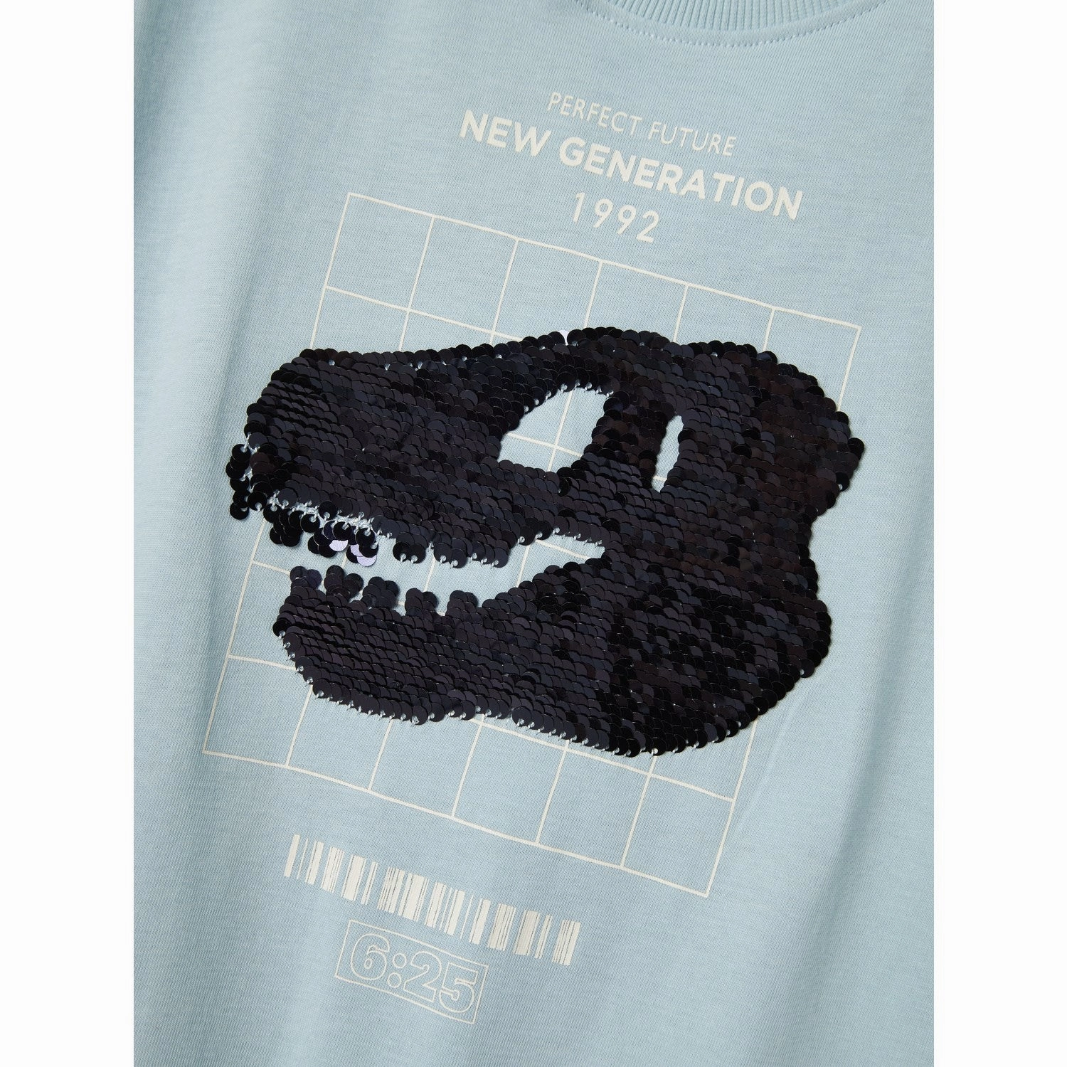 Pre Shrunk Cotton Name It Sterling Blue Nkmkurth Ss Top Pb