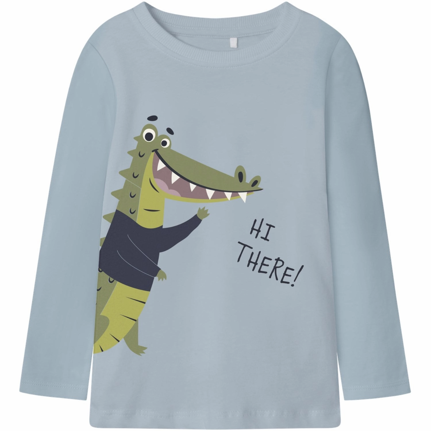 Name It Sterling Blue Nmmkingston Ls Nreg Top Pb Geometric Shape