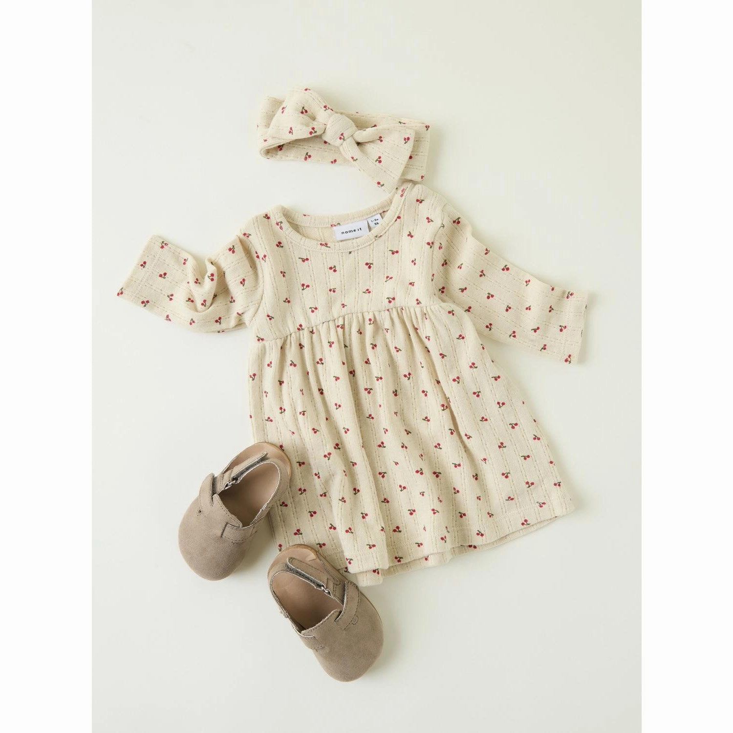 Name It Summer Sand Bilia Dress Modern Layering Lounge Texture