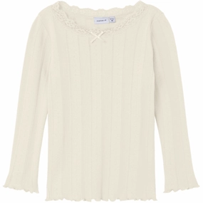 Name It Summer Sand Freda Slim Blouse Neutral Shade