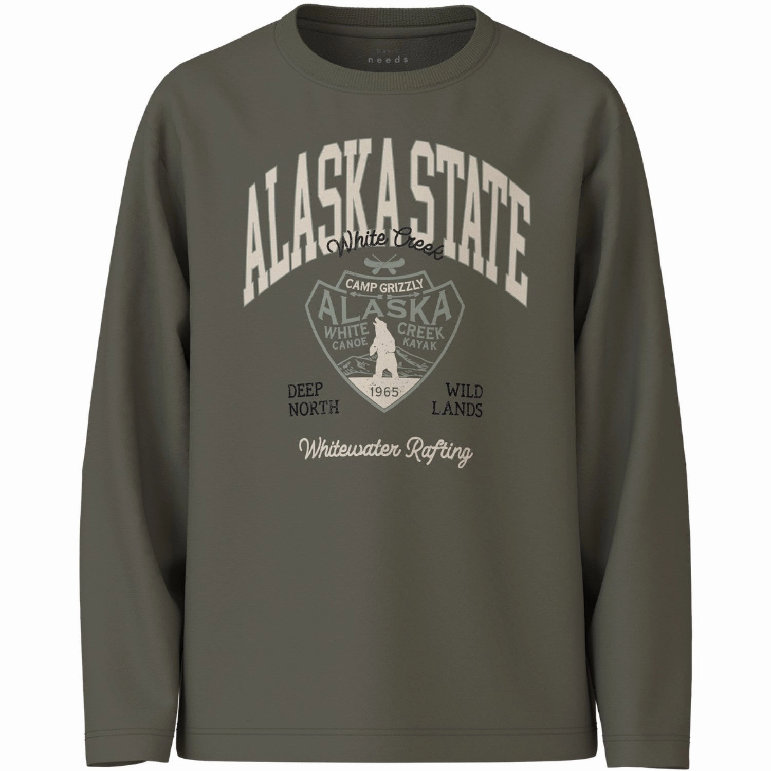 Polka Dot Name It Tea Leaf Alaska State Vagno Loose Blouse