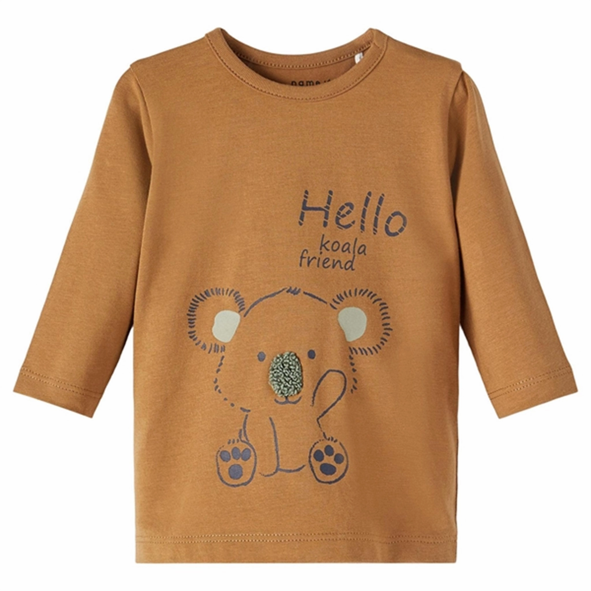 Cuffed hem Name it Toasted Coconut Tobbie Blouse