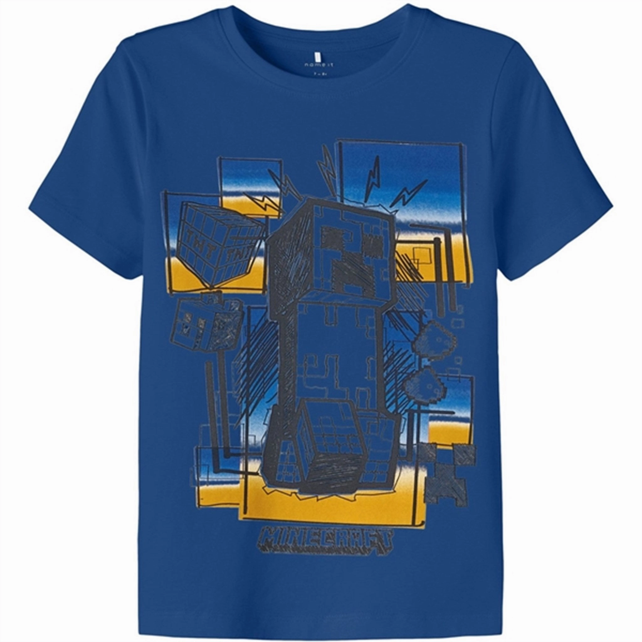 Travel Friendly Name it True Blue Alvaro Minecraft T-Shirt