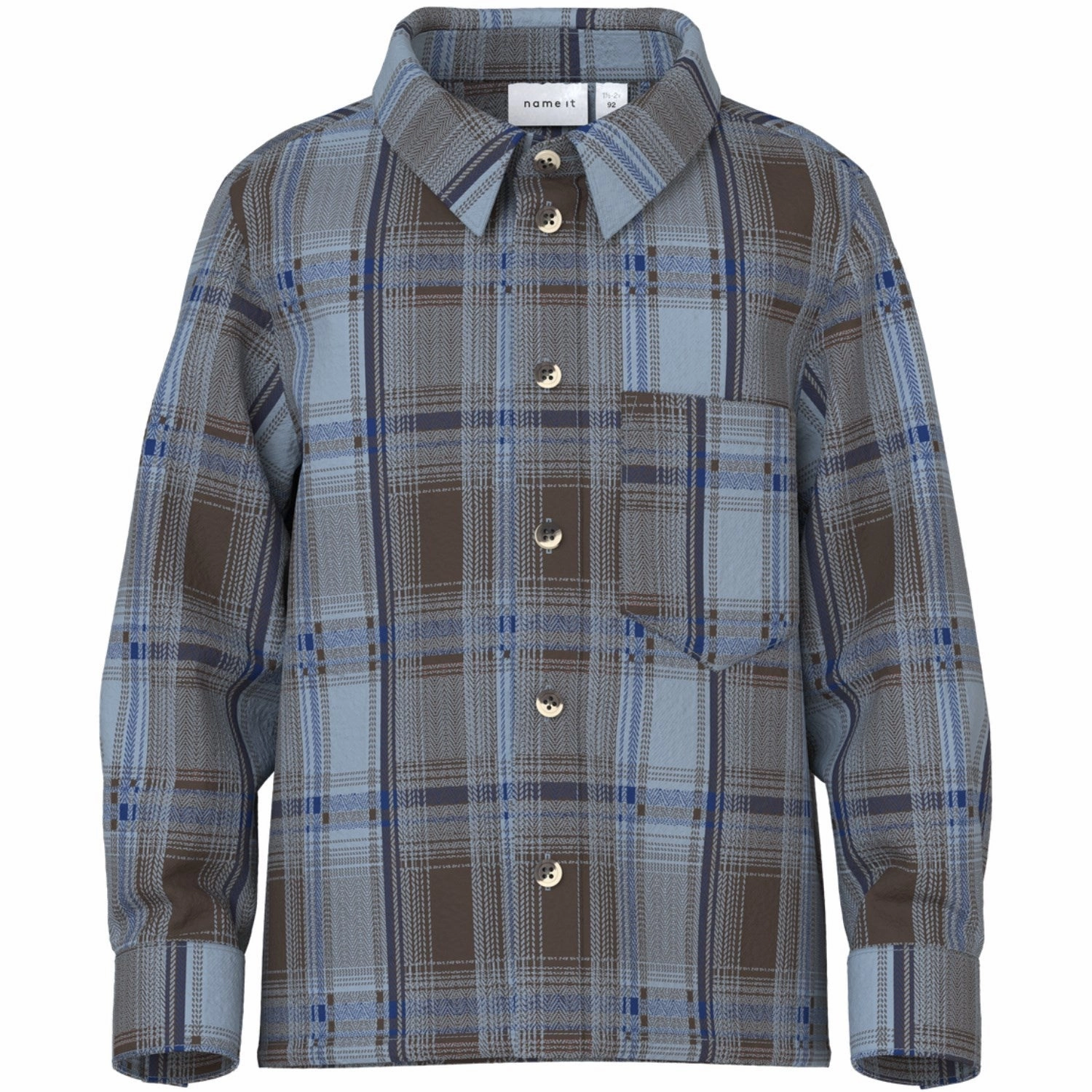 Striped Design Name It Turkish Coffee Nmmlars Ls Nr Shirt