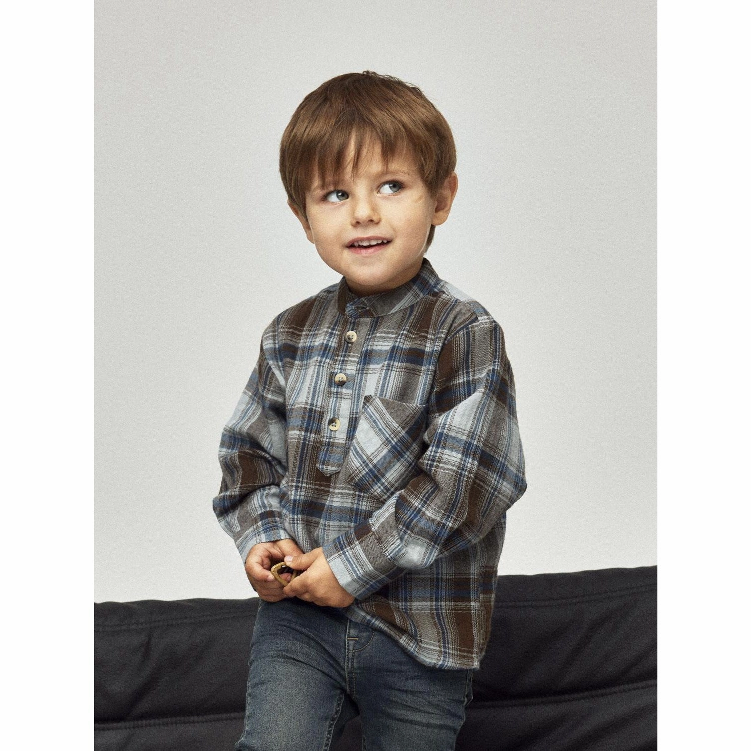 Name It Turkish Coffee Nmmlars Ls Nr Shirt Winter Collection