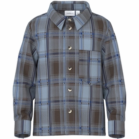 Striped Design Name It Turkish Coffee Nmmlars Ls Nr Shirt