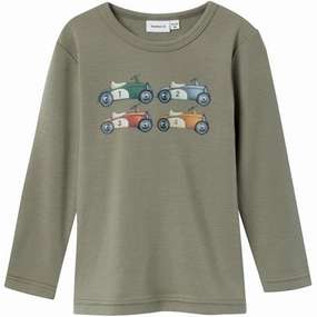 Name it Vetiver Willitus Wool Blouse Versatile Style