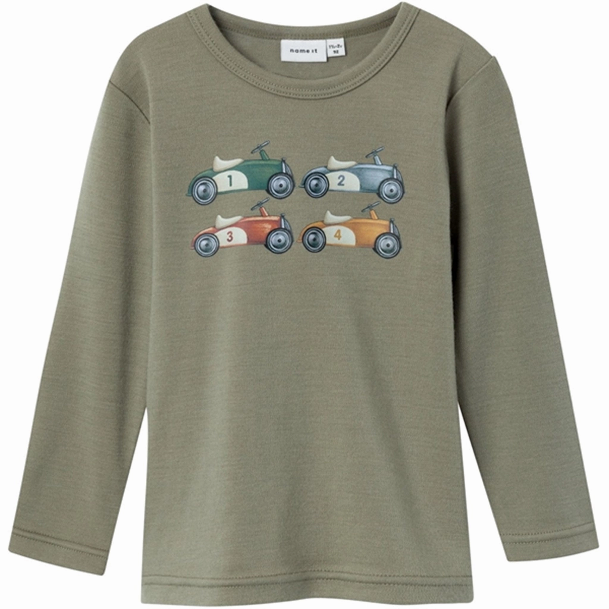 Name it Vetiver Willitus Wool Blouse Versatile Style