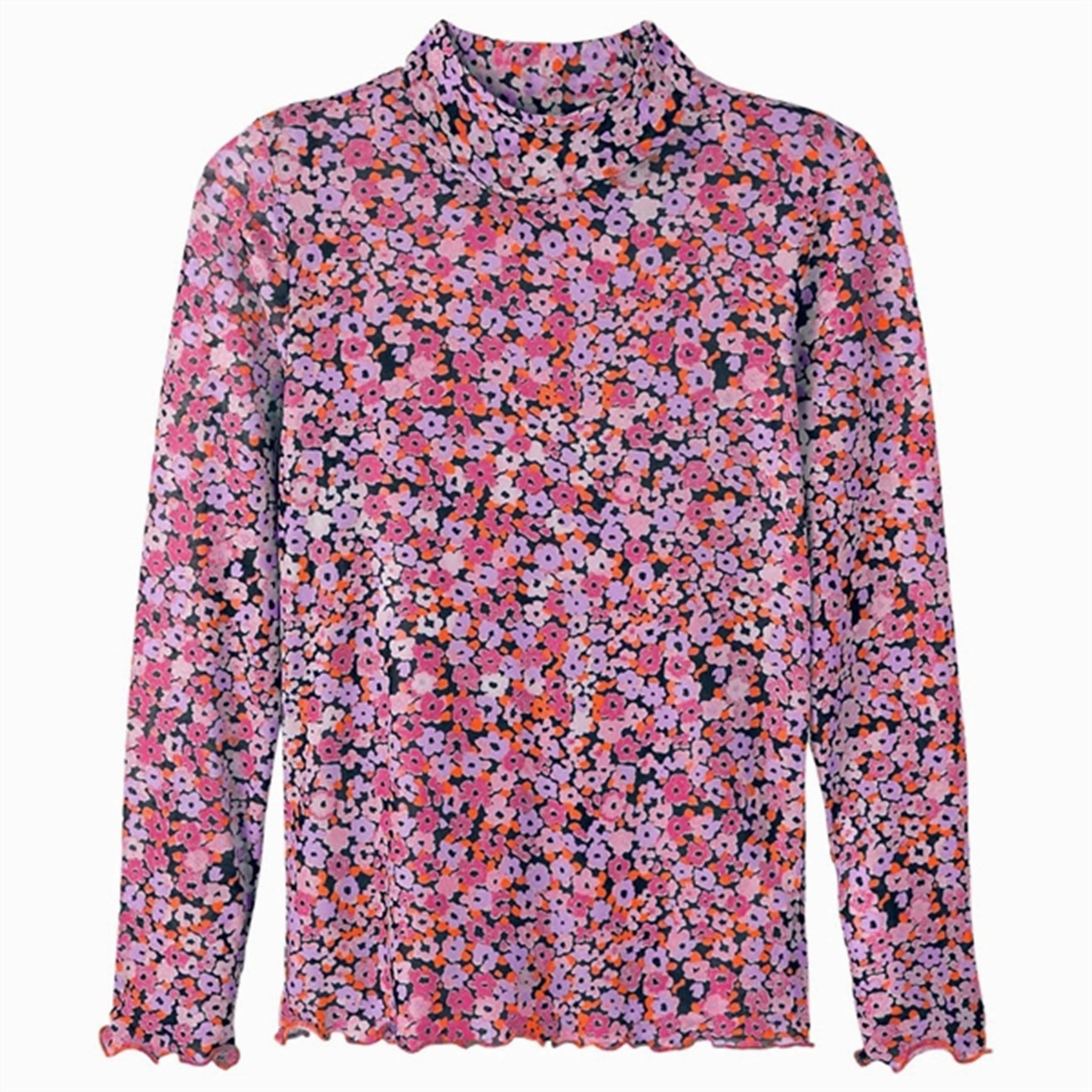 Name it Violet Tulle Kalandra Slim Blouse natural fiber Reinforced Buttonholes