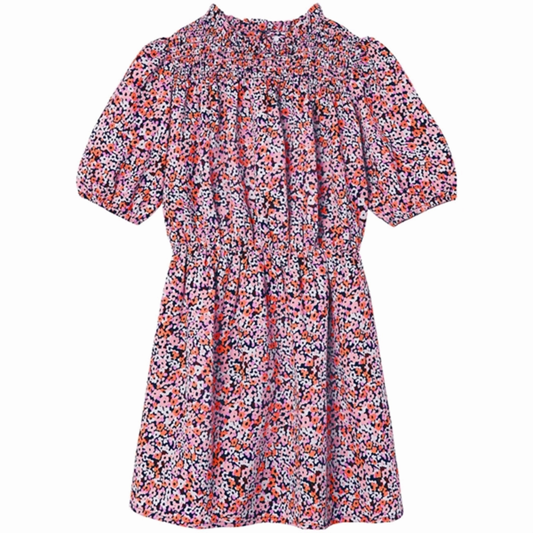 Name it Violet Tulle Kalima Dress Shirred-Detail Relax Cut