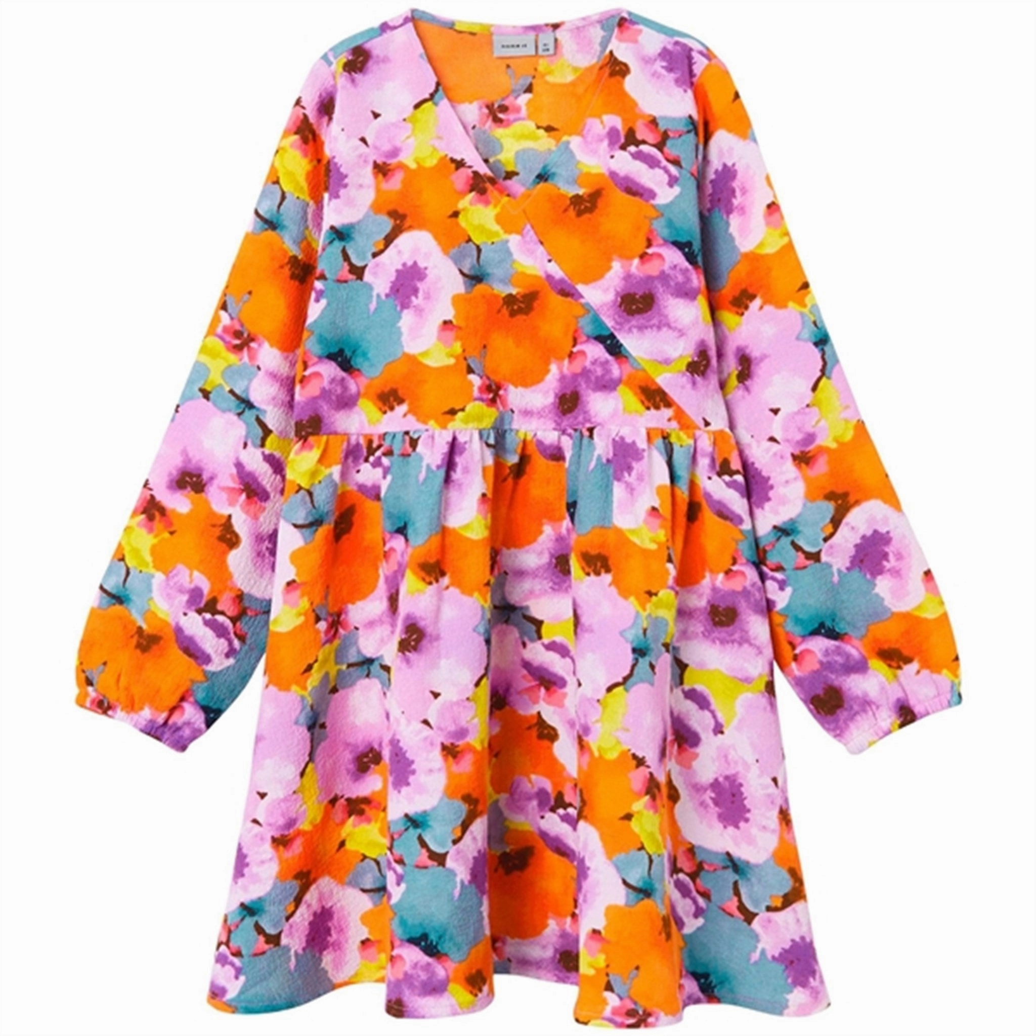 Name it Violet Tulle Limille Wrap Dress Silky-Feel