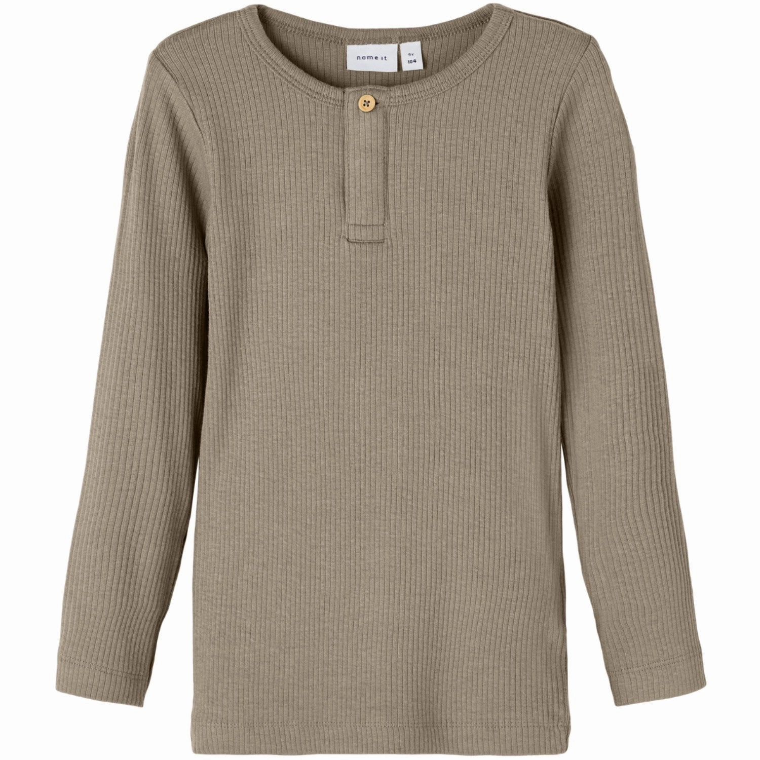 Matte Finish Name It Weathered Teak Kabille Slim Blouse