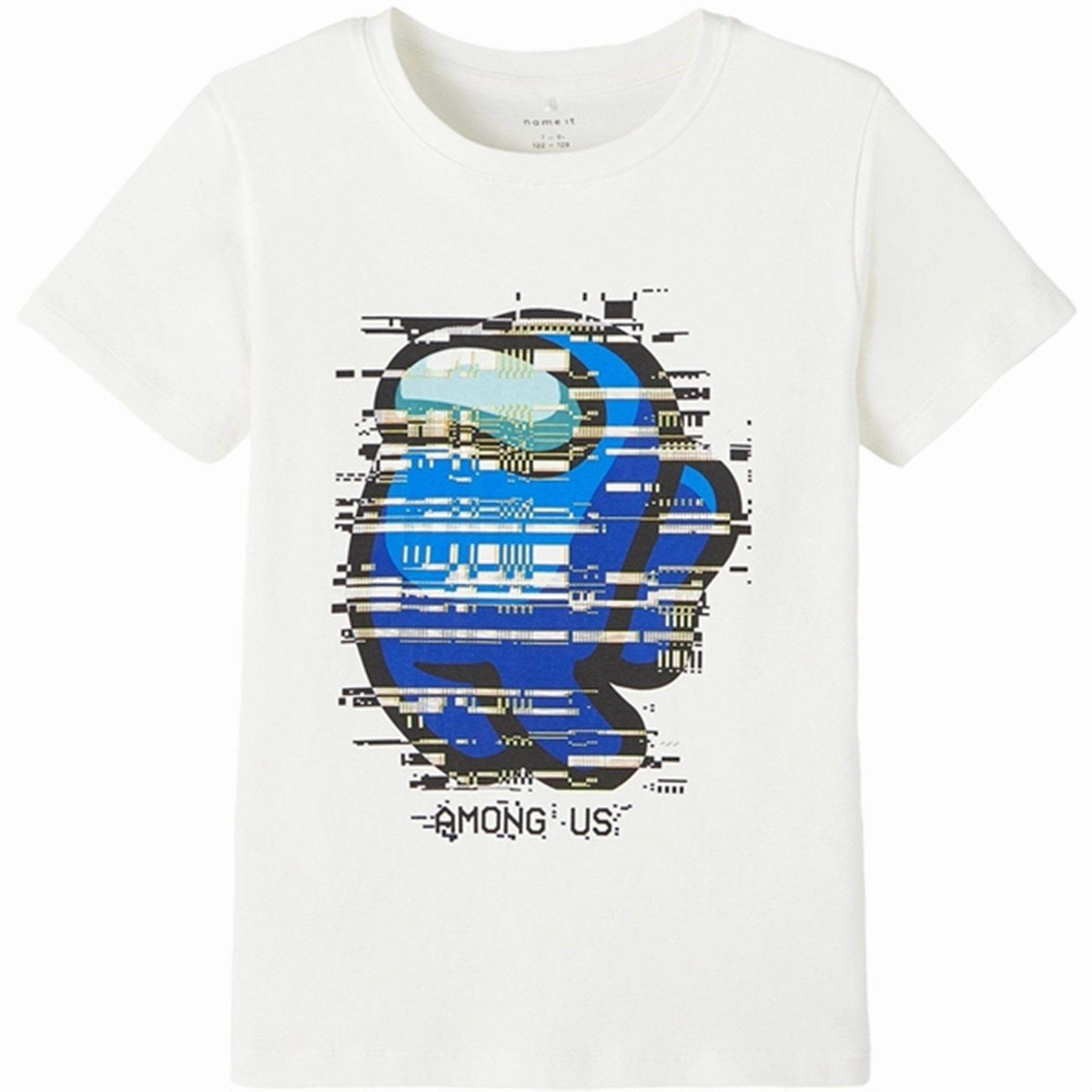 Name it White Alyssum Aol Among Us T-Shirt Street Comfort Style Temperature Regulating