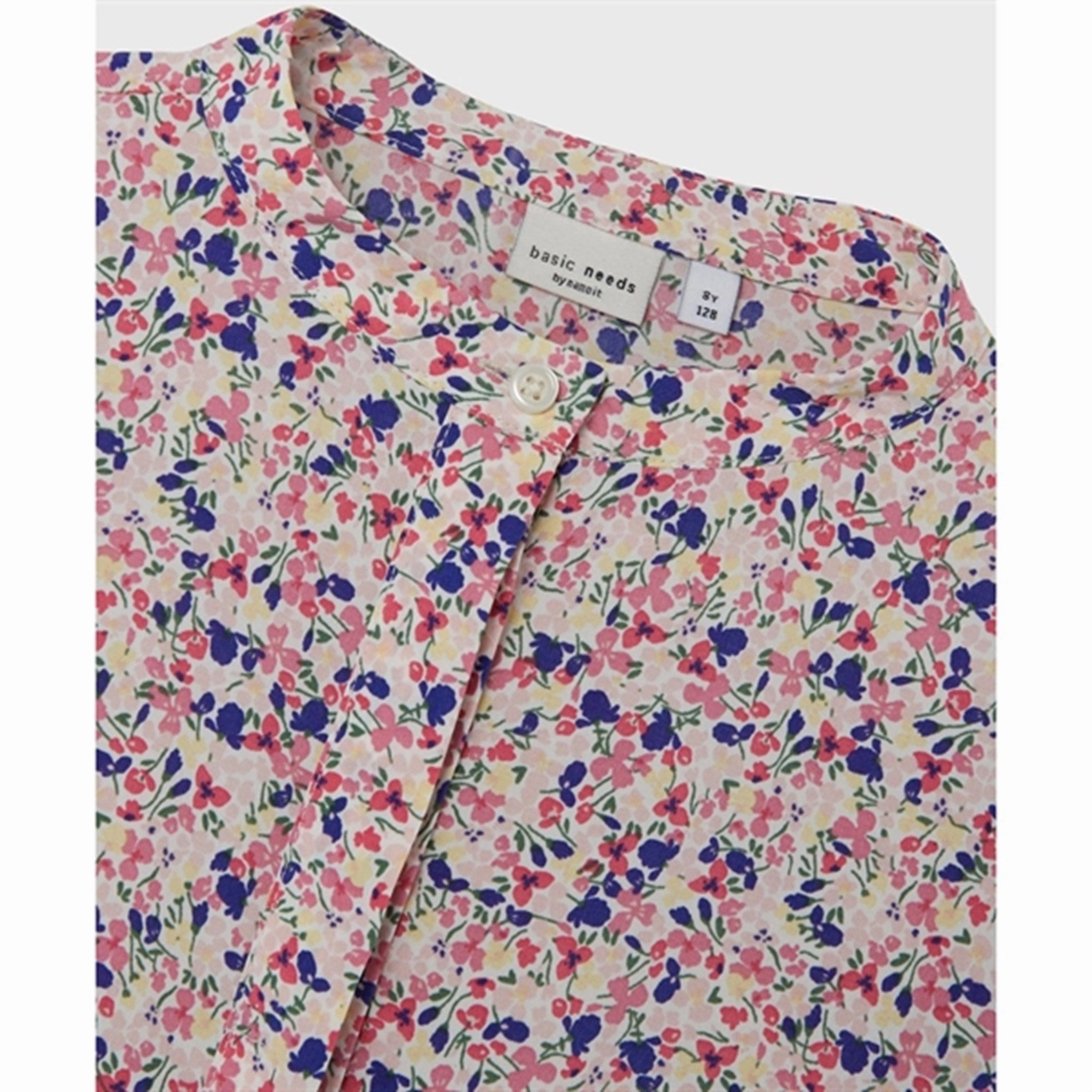 Retro Detail Name it White Alyssum Flower Vinaya Dress