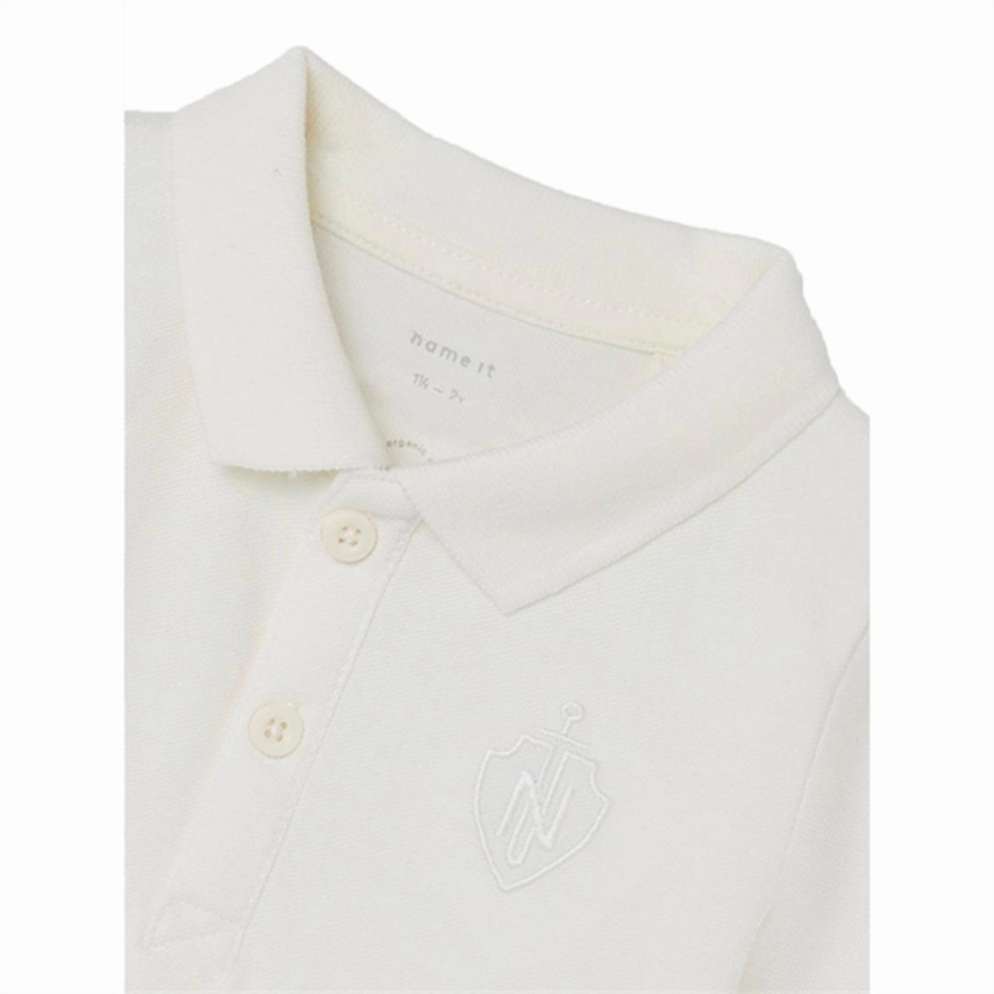 Name it White Alyssum Frits Polo Classic Fit slim fit