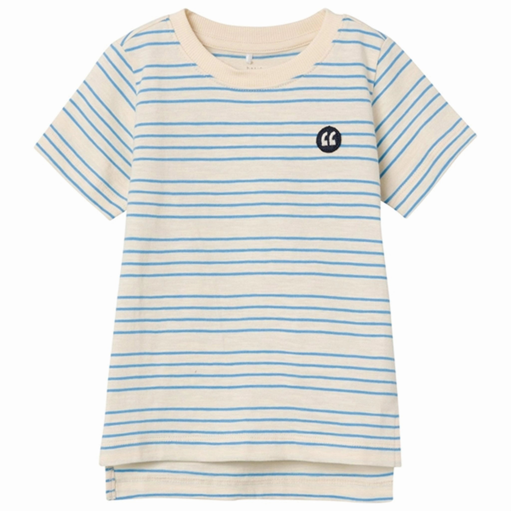 Name it Whitecap Gray All Aboard Stripes Voby T-Shirt Modern Layering Fashion Ready