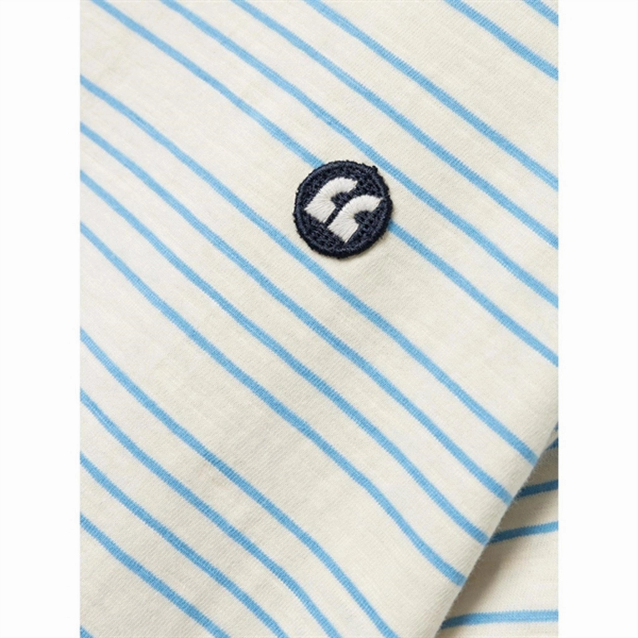 StretchReinforcedArmholes Name it Whitecap Gray All Aboard Stripes Voby T-Shirt