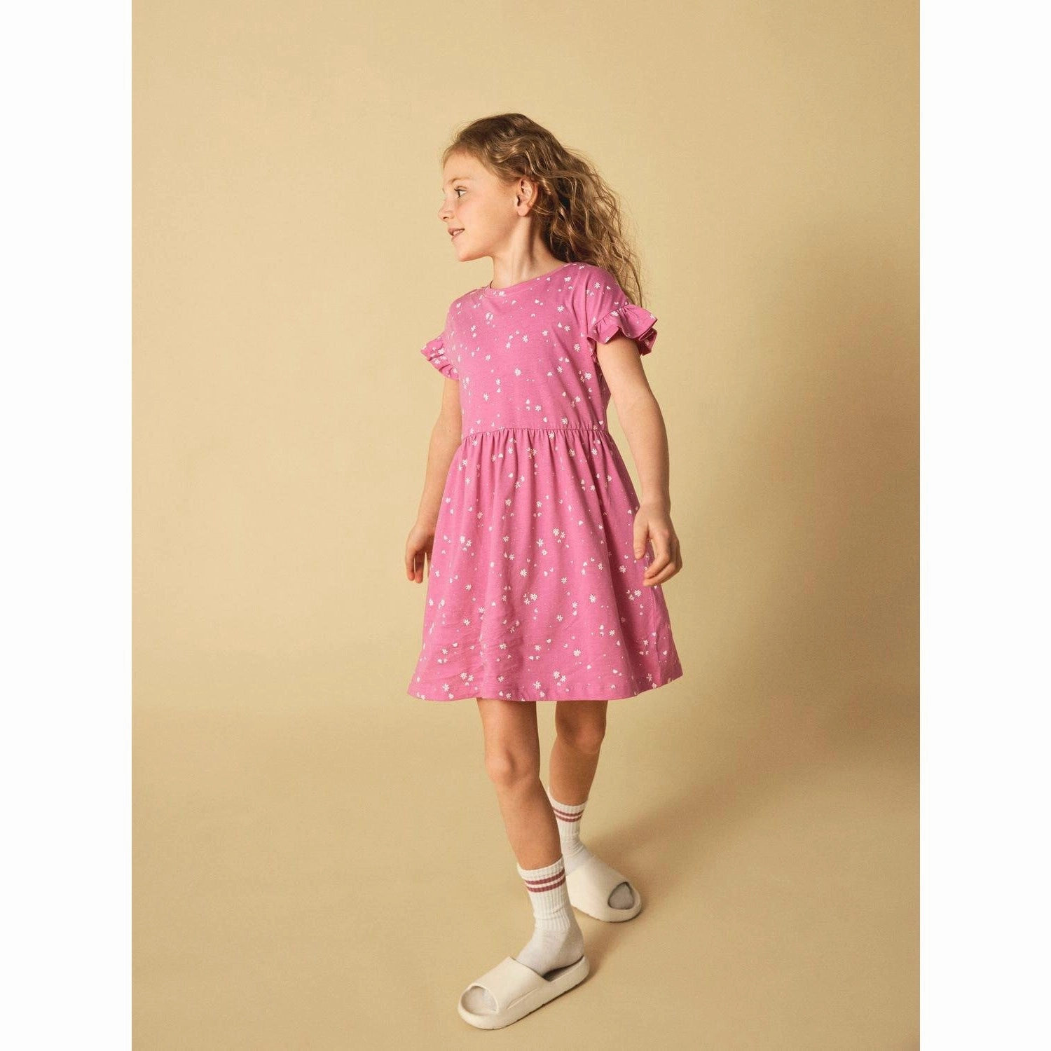 Name It Wild Orchid Henra Dress Deep Hue