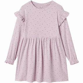 Name It Winsome Orchid Babeth Dress Summer Staple Satin Finish