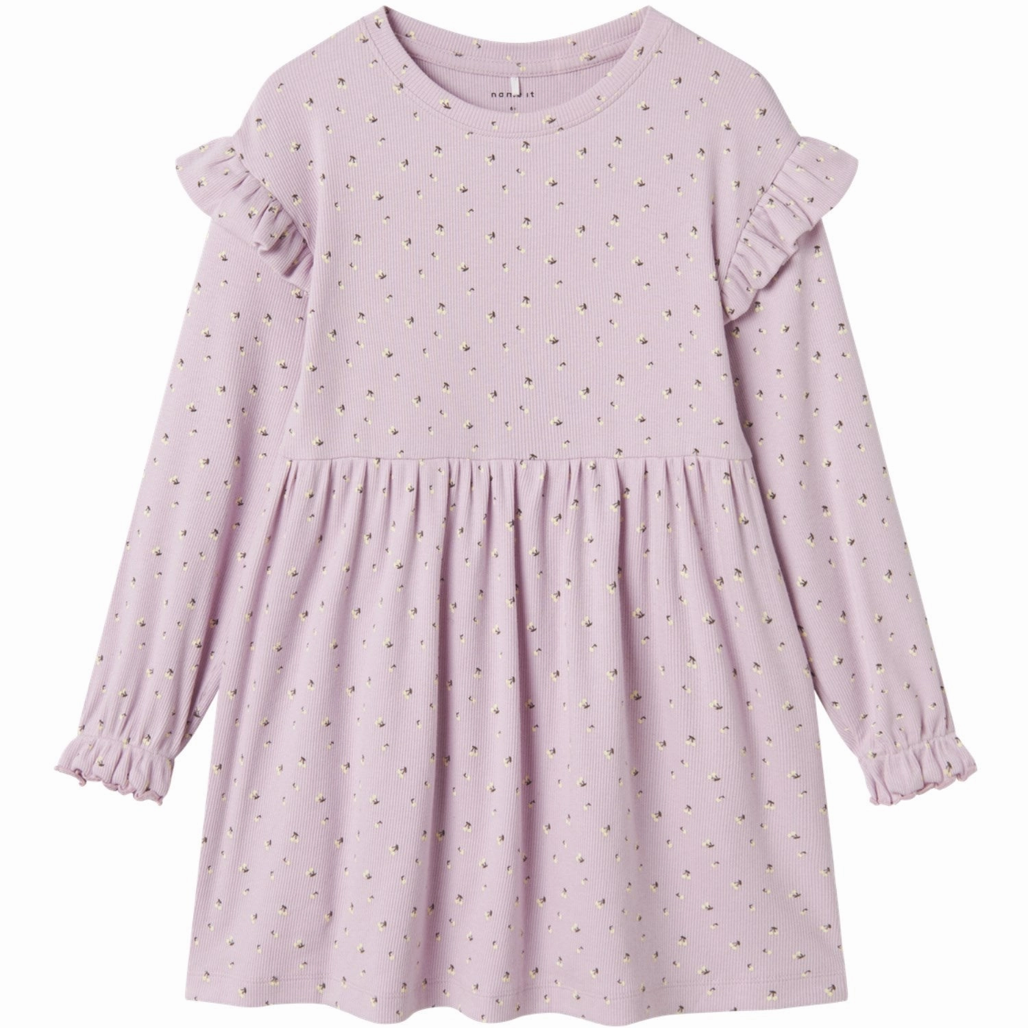 Name It Winsome Orchid Babeth Dress Velvet-Sleeve Daily Essential