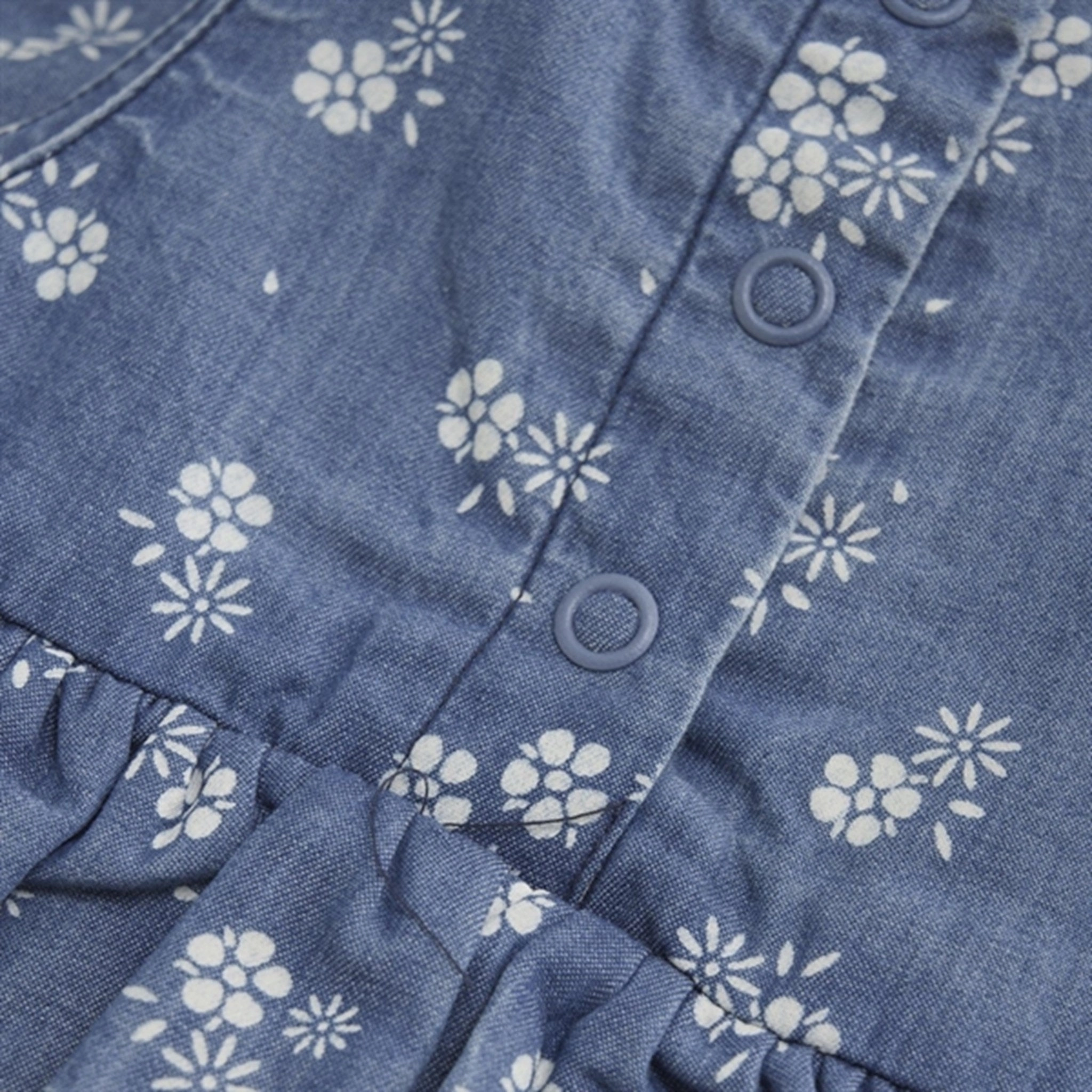 Soft Family Minymo Gray Mist Buksedragt AOP Chambray