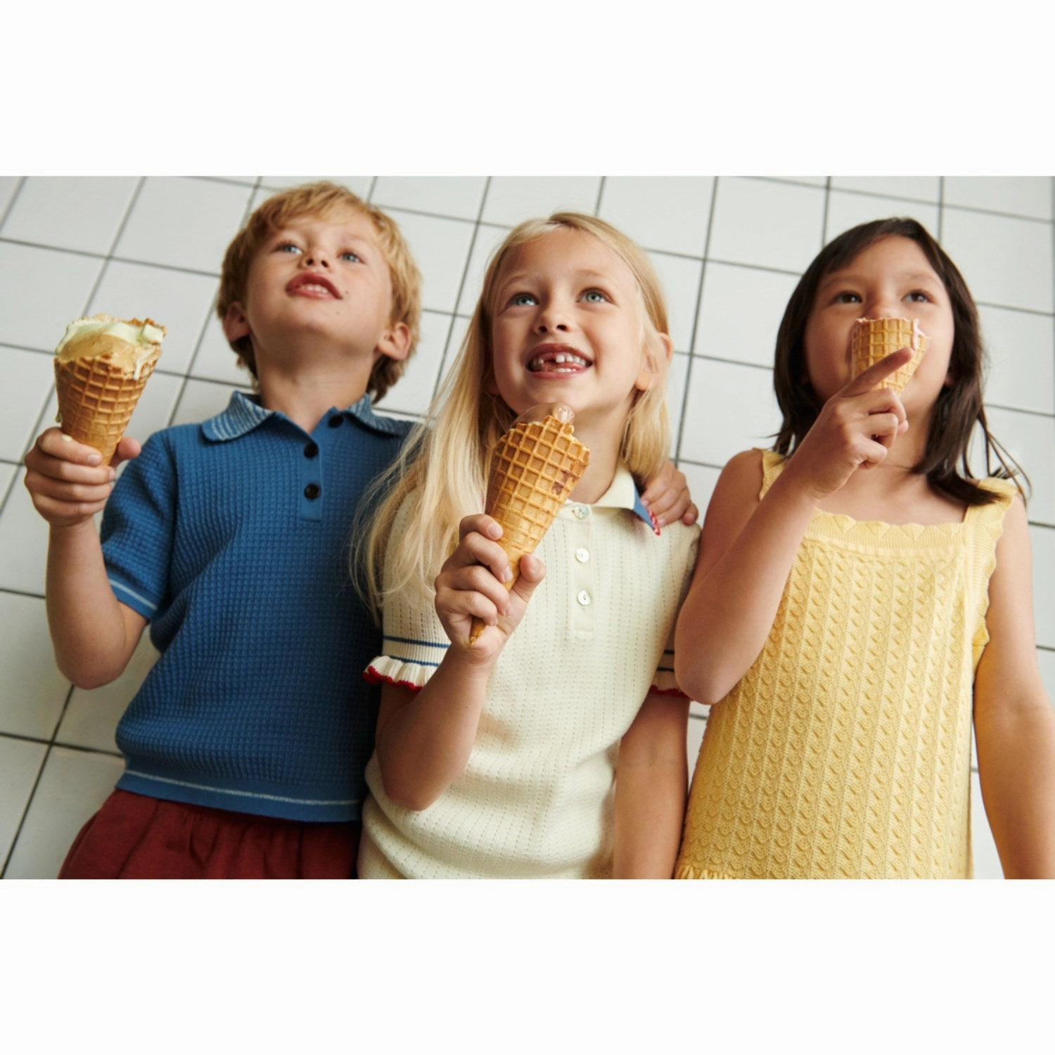 EcoFriendly Material Striped Design FUB ecru Frill Polo