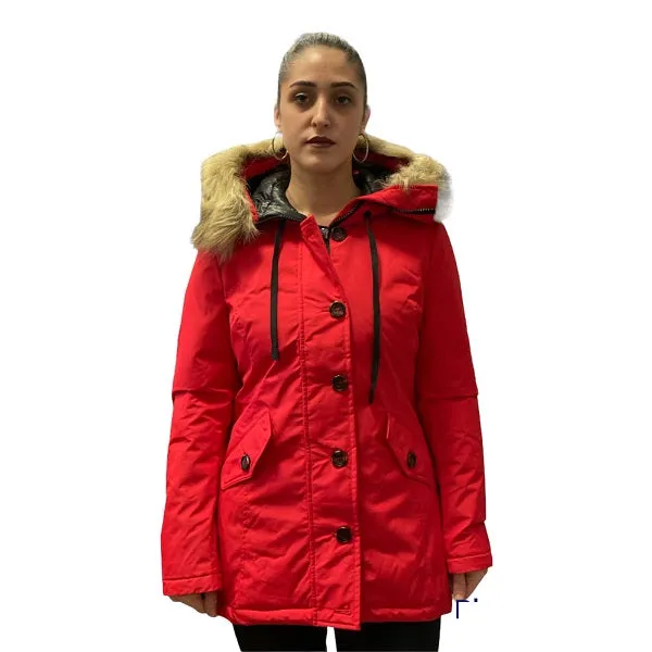 Astrolabio Jacket Woman CL86 246 red Anti-pilling Temperature Regulating Fabric