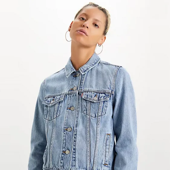 Compassion Levi's giacca in jeans da donna Jacket Trucker 299450100 denim all mine medium indigo