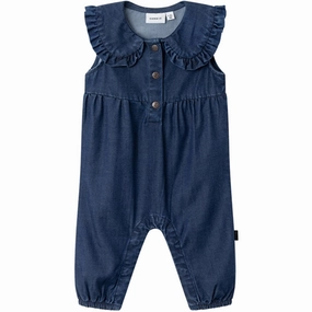 Running Outdoor Name it Dark Blue Denim Ronja Denim Overall