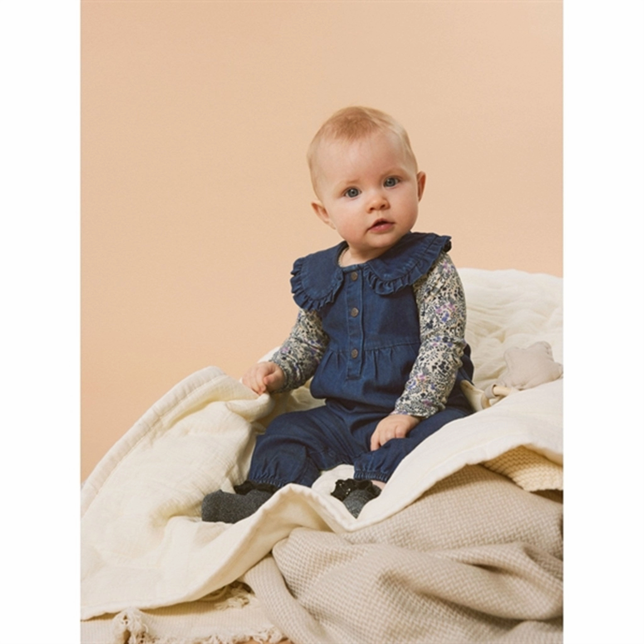 Fine Breathable Name it Dark Blue Denim Ronja Denim Overall
