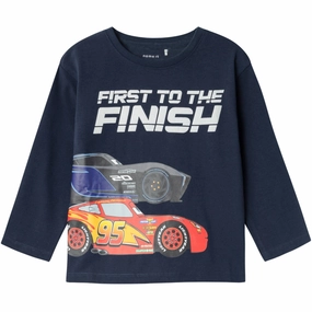 Name It Dark Sapphire Aske Cars Blouse Anti Pill Technology Casual Comfort