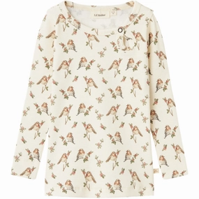 Lil'Atelier Turtledove Gavo Eli Slim Blouse Ombre look