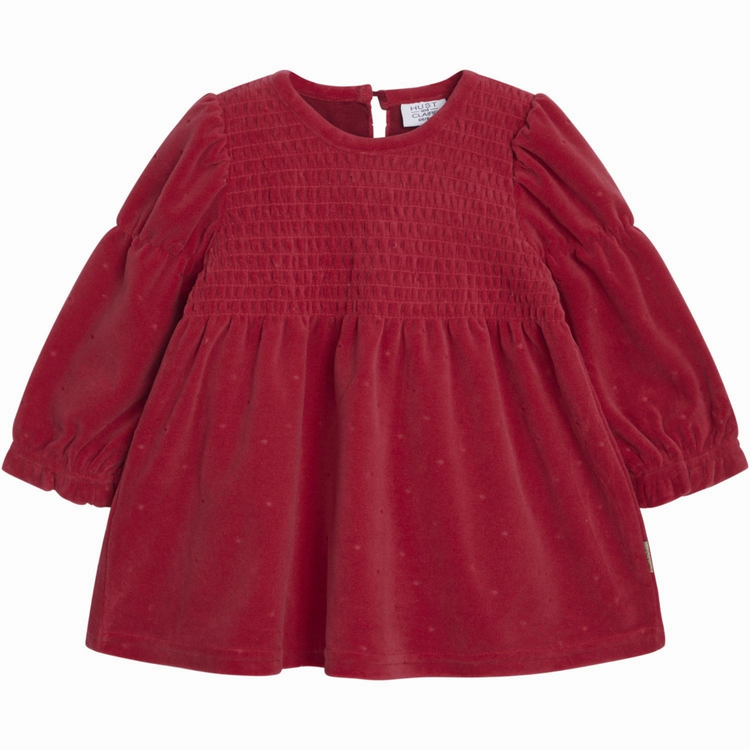 retro-style Event Favorite Hust & Claire Teaberry Kristi Dress