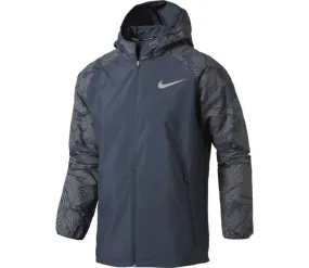 Elastic Cuff Mechanism Rain Friendly Nike giubbotto antivento da uomo NK ESSNTL FLSH Jkt HD 858151 471 grigio