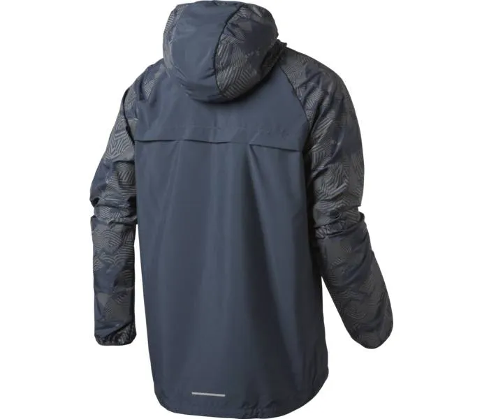 Nike giubbotto antivento da uomo NK ESSNTL FLSH Jkt HD 858151 471 grigio Windproof Barrier Endure