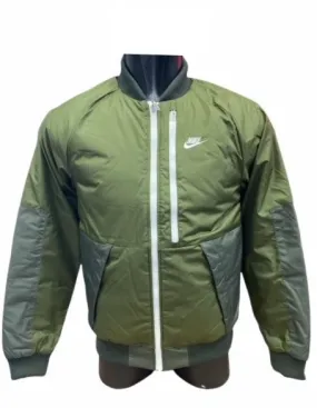 Nike giubbotto bomber reversibile da uomo DD6849 326 verde Speak