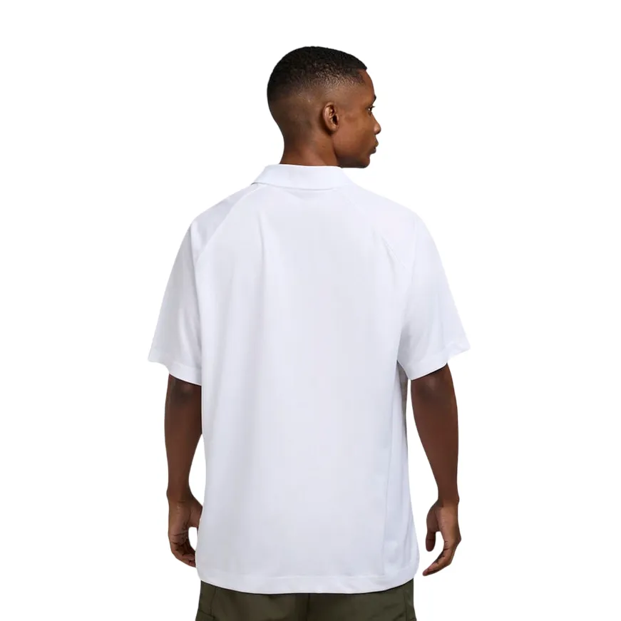 Nike maglietta con colletto da uomo manica corta Swoosh Air Football Jersey AOP IB8019-100 bianco Non Restrictive Cuff Lightweight Feel