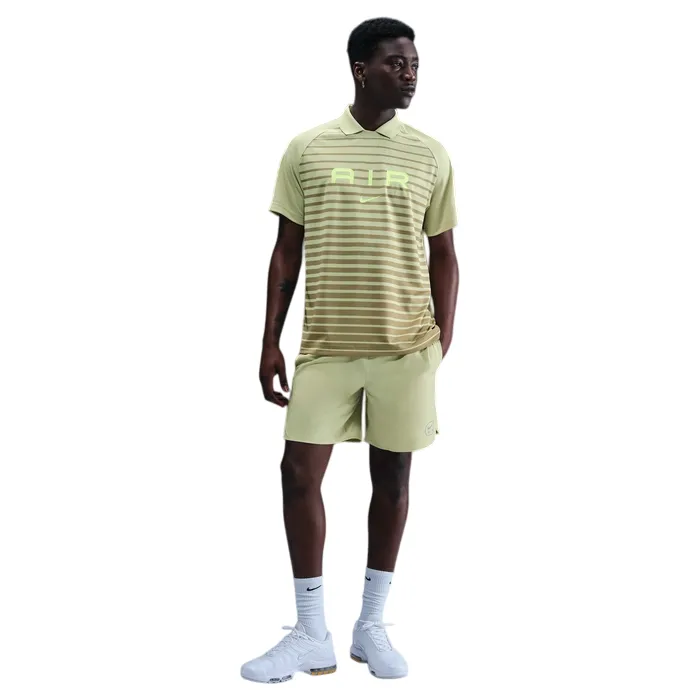 Active Wear Nike maglietta con colletto da uomo manica corta Swoosh Air Football Jersey AOP IB8019-371 verde