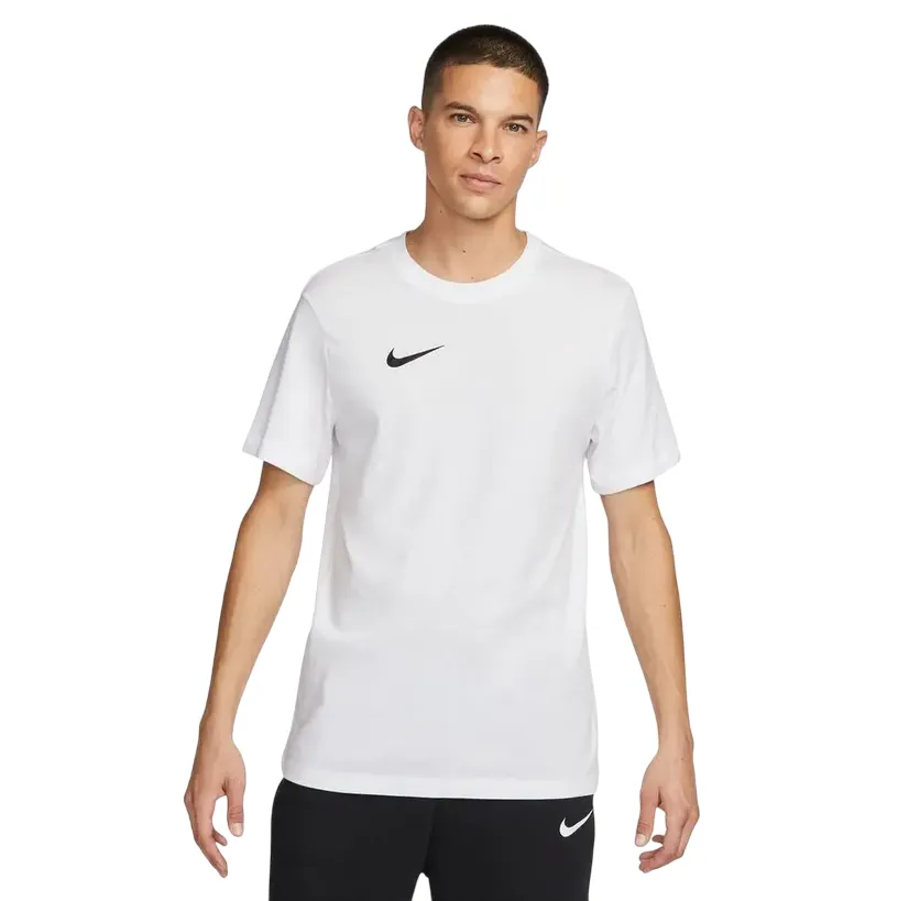 Stretch Knit Cozy Vibe Nike maglietta mani corta da uomo Team Club CW6952-100 bianco