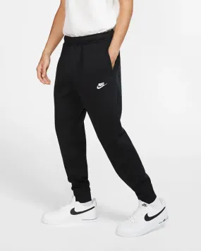 ResilientElasticBand Nike Pantalone sportivo da adulto con elastico al fondo Jogger Club Fleece BV2671 010 nero