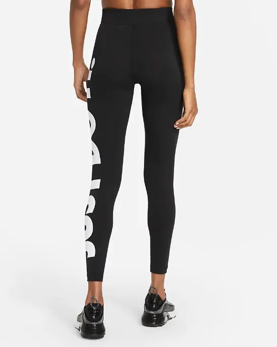 Perfect Stretch Minimal Look Nike pantalone sportivo da donna a Leggings a vita alta CZ8534-010 nero