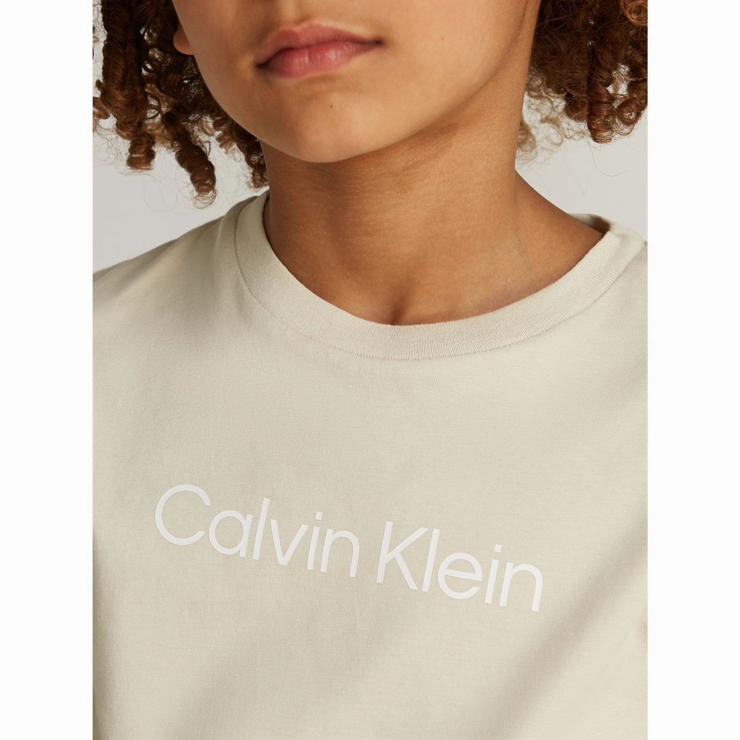 Calvin Klein Pelican Inst. Logo T-Shirt Fashionable Wear Antibacterial Treatment