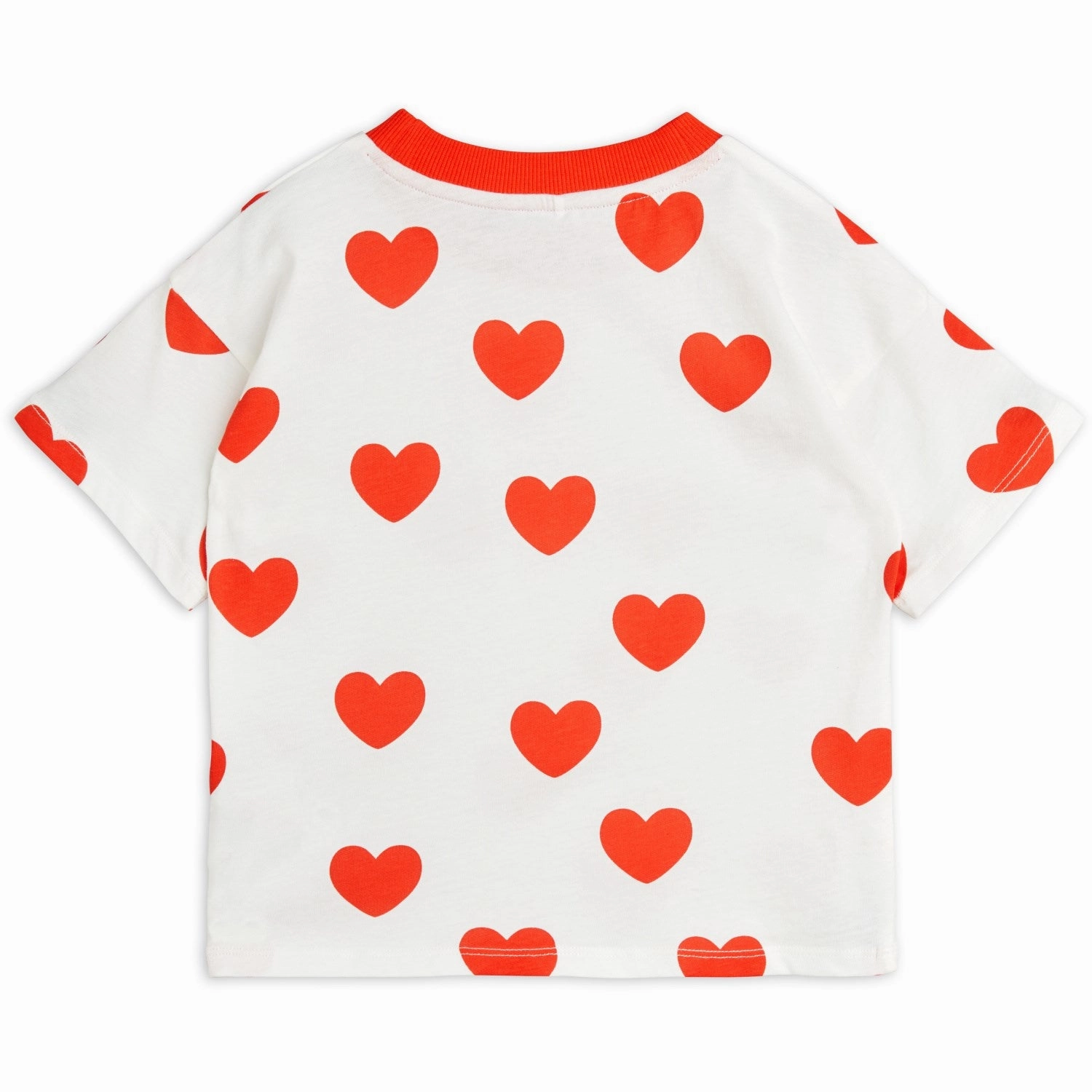 Mini Rodini Red Hearts AOP T-Shirt Stylish Day Wear